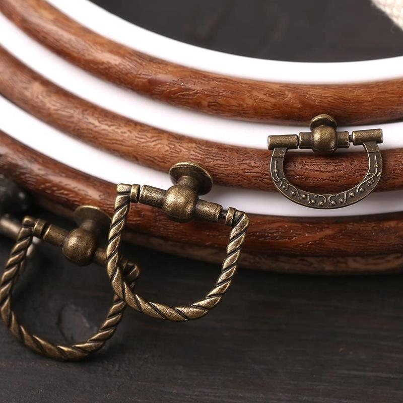 Oval Wood Grain Embroidery Hoop
