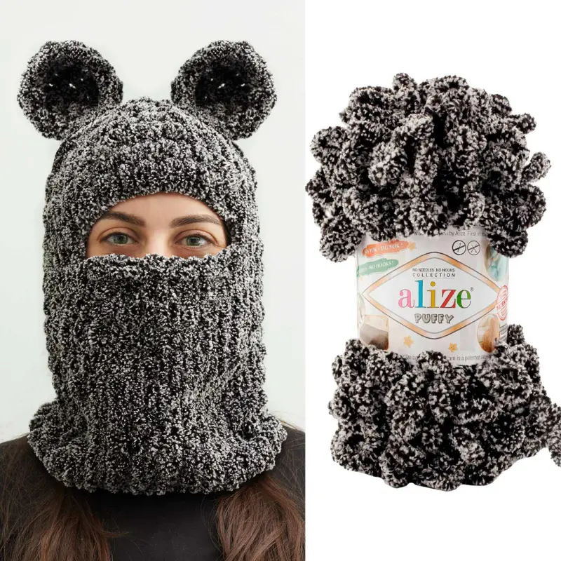 Alize Puffy Soft and Chunky Yarn for Easy Knitting and Crochet