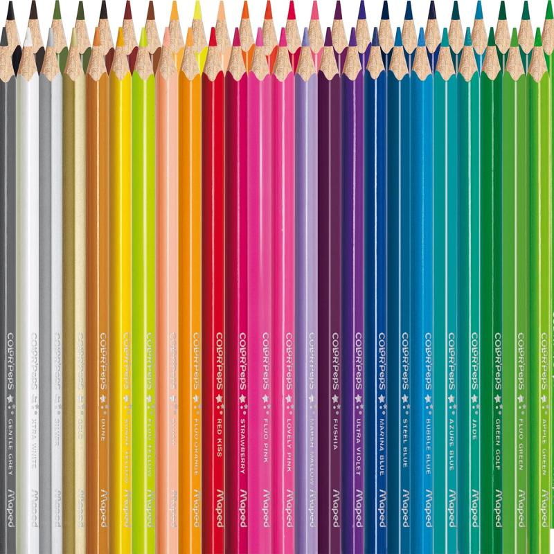 Maped Color’Peps Star Coloured Pencils Pack of 48