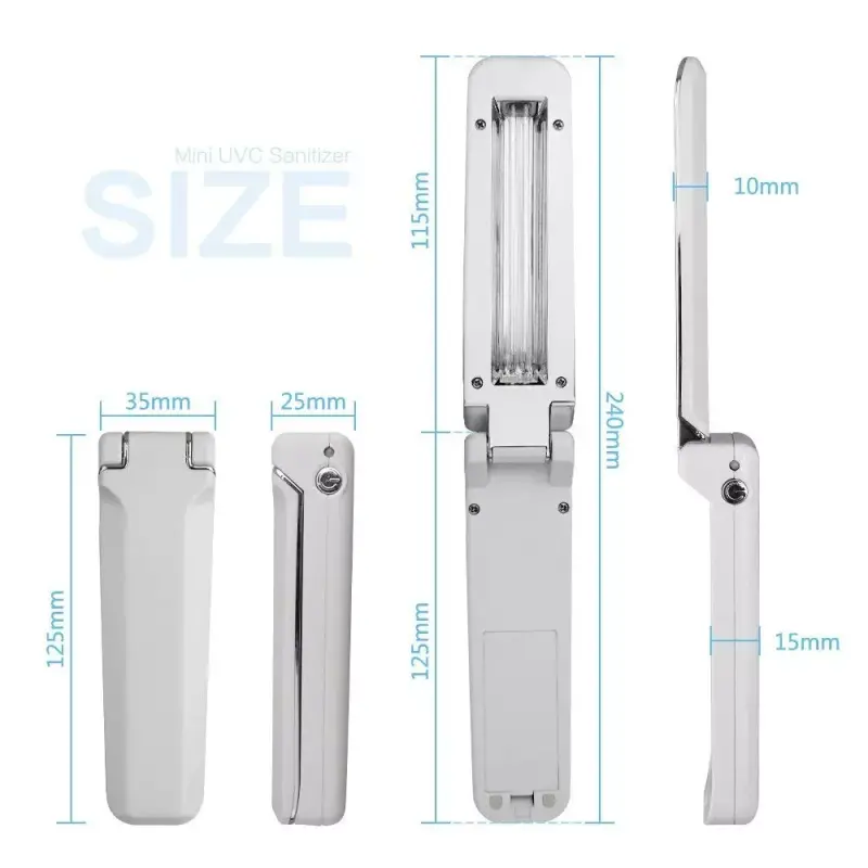 Portable UV-C Lamp for Resin Curing 3W
