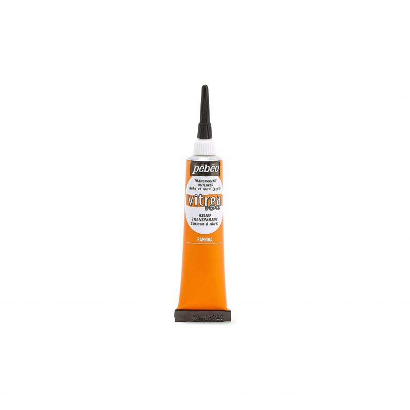 Pebeo Vitrea 160 Relief Outliner 20ml – Dimensional Paint for Glass